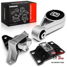3PCS Engine Motor Mount and Transmission Mount Set Compatible with Ford Focus