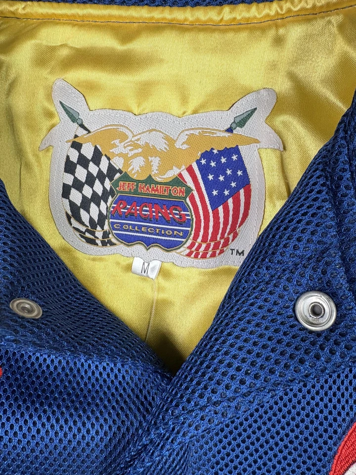 Chaqueta de carreras NAPA Auto Parts para hombre mediana NASCAR Nextel Cup Series Jeff Hamilton Foto 2 de 4