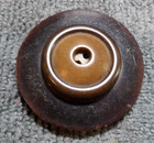 5 Vintage Antique Pressed Horn Buttons — photo 4