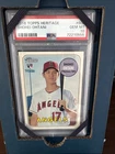 2018 TOPPS HERITAGE #600 SHOHEI OHTANI RC PSA 10 Gem Mint Rookie Card RC