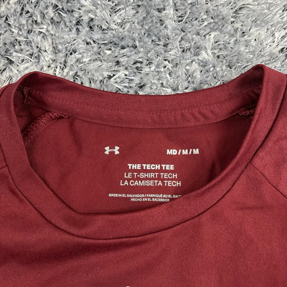 South Carolina Gamecocks Shirt Adult Medium Garnet Under Armour Football Mens - Image 3 of 4