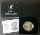 2021 S Proof $1 American Silver Eagle Dollar Type 2