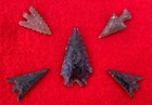 Small Pinto Basin and 4 Columbia Plateau points from Northern California/Oregon — photo 2