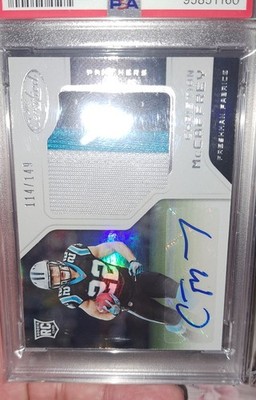 2017 Panini Certified - Freshman Fabric Signatures Christian McCaffrey #205 /149