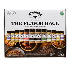 Organic Kinder  s The Flavor Rack Signature Seasoning Grill Set -  12 Pack 