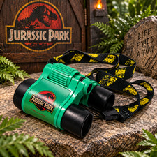 Smiggle Jurassic Park Binoculars Green Dinosaur Explorer Toy With Strap