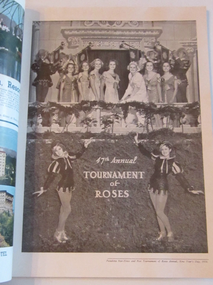 1936 TOURNAMENT OF ROSES - MAGAZINE PROGRAM - GOOD COND.-  TUB Z - Image 2 of 4