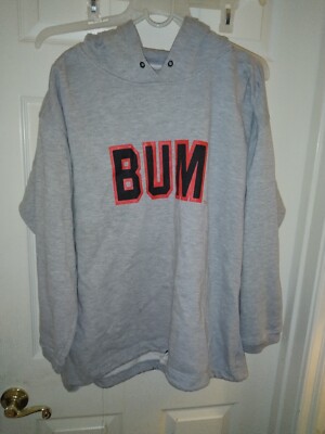 BUM Hooded Sweatshirt Vintage Large 