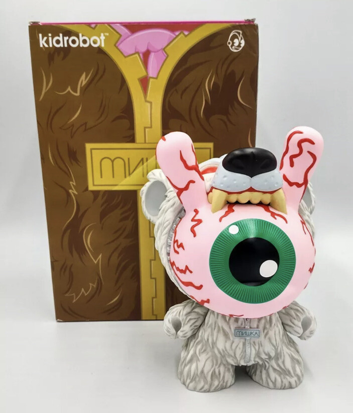 Mishka Keep Watch 8 inch Kidrobot MNWKA White Bad News Bear