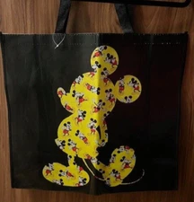 LARGE Disney Reusable Tote Shopping Bag Mickey Mouse NEW