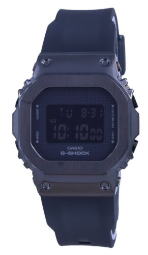 Casio G-Shock Resin Band Digital Quartz GM-S5600SB-1 Ladies Women's Watch 200M - Afbeelding 1 van 4