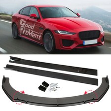 Kohlefaser Frontlippe Spoilerschwert + Seitenschweller Für Jaguar XE XF XJ Coupe Kohlefaser Frontlippe Spoilerschwert + Seitenschweller Für Jaguar XE XF XJ Coupe