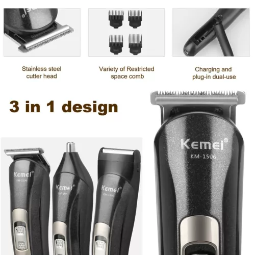 Professional Hair Clippers for Men Cordless Trimmer Beard Cutting Machine Barber - Picture 5 of 12