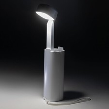 Small Rechargeable Lamp with Charger, Cordless Desk Lamp, Bright Flashlight
