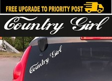 Country Girl chick mum Country Music CAR 4x4 ute STICKER