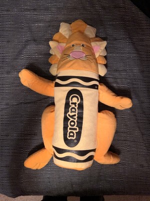 CRAYOLA CRAYON 2008 Nanco yellow lion Plush 16.5