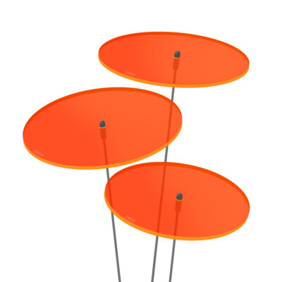 10, 20, 50 Stück SUNPLAY Sonnenfänger Ø 7cm Suncatcher Gartenstecker Scheiben 