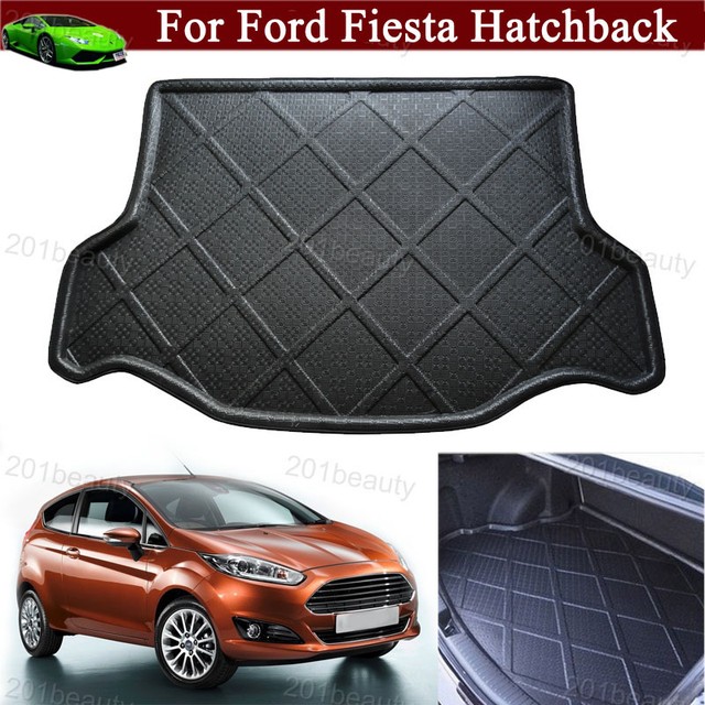 Car Mat Cargo Liner Mat Trunk Liner Tray for Ford Fiesta Hatchback 2009