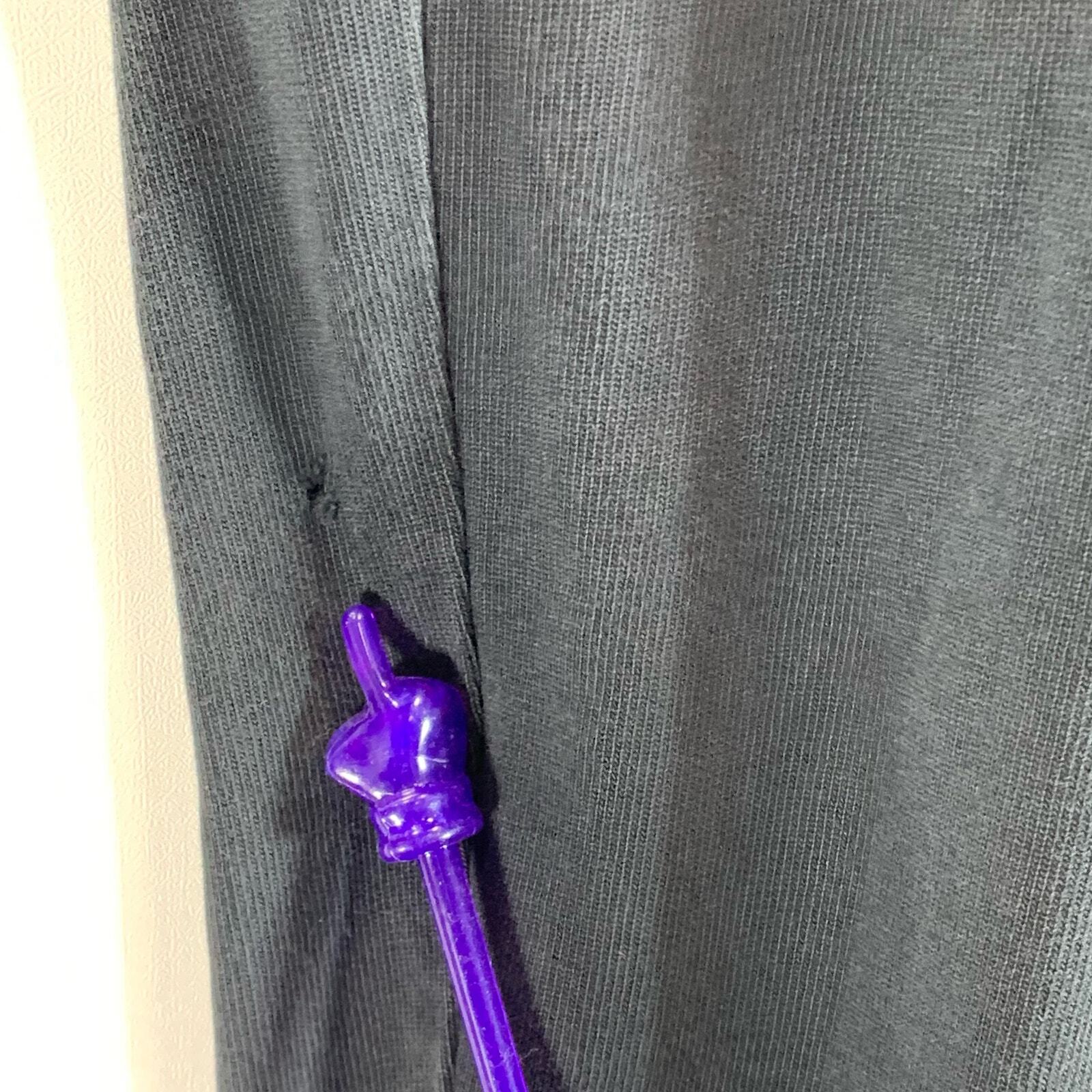 NIKE Women's Black Solid Drawstring Regular-Fit P… - image 7