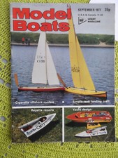 Model Boats Magazine September 1977 good condition no plan Frederick Spashet art