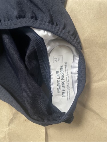 Speedo Girl's Eco Endurance+ Medalist Swimsuit 15-16 Years Navy - Picture 3 of 4