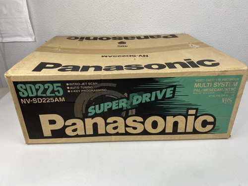 Panasonic NV-SD225 Multisystem VHS Video Recorder VCR NEW Sealed Box π₯ - Picture 14 of 24