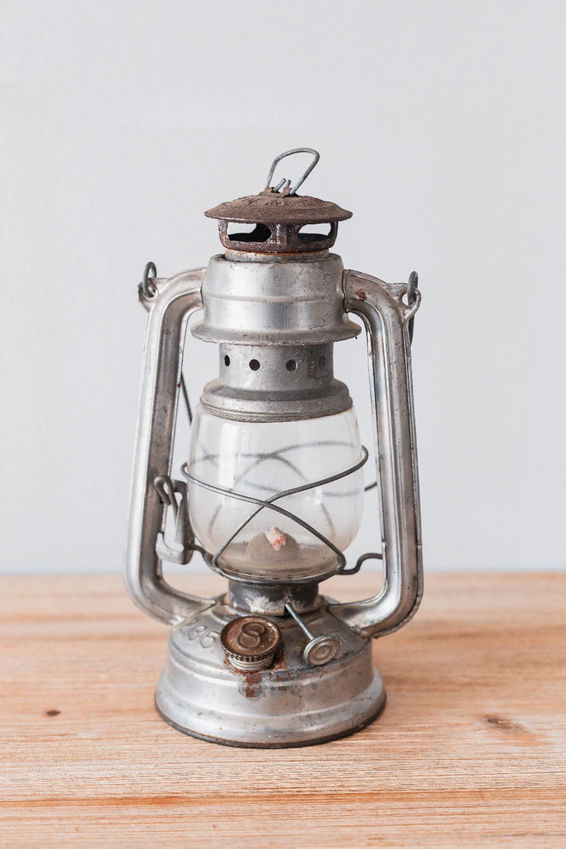 Lampe Tempête Feuerhand N°305 Convertie En électrique - Occasion, Originale