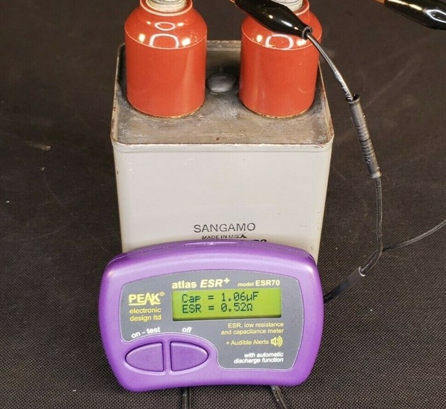 1uF MFD 4KVDC High Voltage Oil Filled Energy Storage Capacitor - TESTED