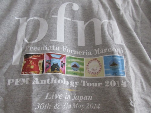 PFM Anthology 2014 Japan Gray Tour T-Shirt Tee Premiata Forneria Marconi PROG - Picture 2 of 5