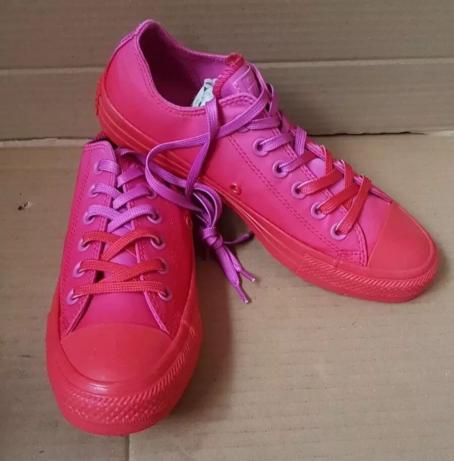 Converse Chuck Taylor All Star Ox Men s Shoes Active Fuchsia Enamel Red UK 5 C2