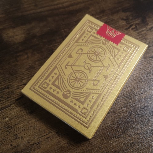 DKNG Gold Wheels Limited Edition Playing Cards New Sealed Art of Play Rare Deck - Bild 3 von 6