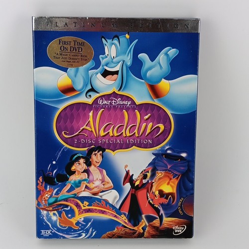 Aladdin (DVD, 2004, Two-Disc Platinum Edition) NEW Sealed Free Shipping