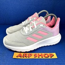 ADIDAS TRENSAUR RUN 2.0 Kids-Girls Size 5 Grey Pink Running Shoes GZ6687
