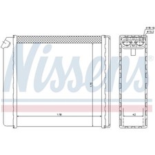 Wärmetauscher Innenraumheizung passend für Opel Vectra A Calibra