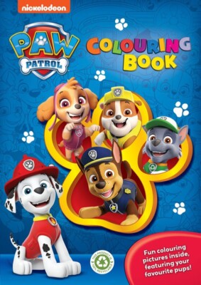 Paw Patrol Colouring Book Fun Colouring Pictures Nickelodeon Age 3 Plus