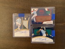 2020 IMMACULATE COLLECTIONS JUSTIN DUNN 3 CARD PATCH LOT SEE DESCRIPTION 