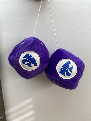 Kansas State Fuzzy Purple Dice Powercat