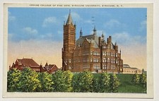 Vintage Postcard, Crouse College of Fine Arts, Syracuse University NY