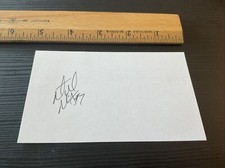 Signed 3x5 Card 2010 Rockies Michael Mckenry