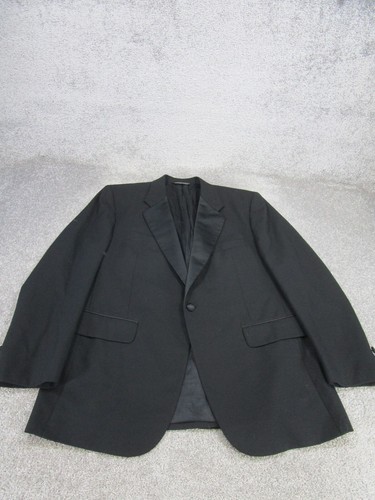 Burberrys Suit Jacket Mens 44 Black Wool Casual