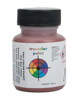 Tru-Color 427 Matte Brownish-Red Brick 1 oz. Solvent Based Acrylic Model Paint