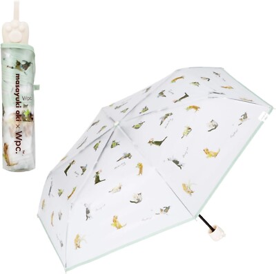Wpc. Masayuki Oki Cat Paw Handle Folding Umbrella Translucent cute 4 Design New