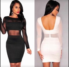 Bandage Bodycon Womens Dress
