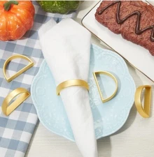 Gold Napkin Ring Gold NapkinHolder Lot-10pcs
