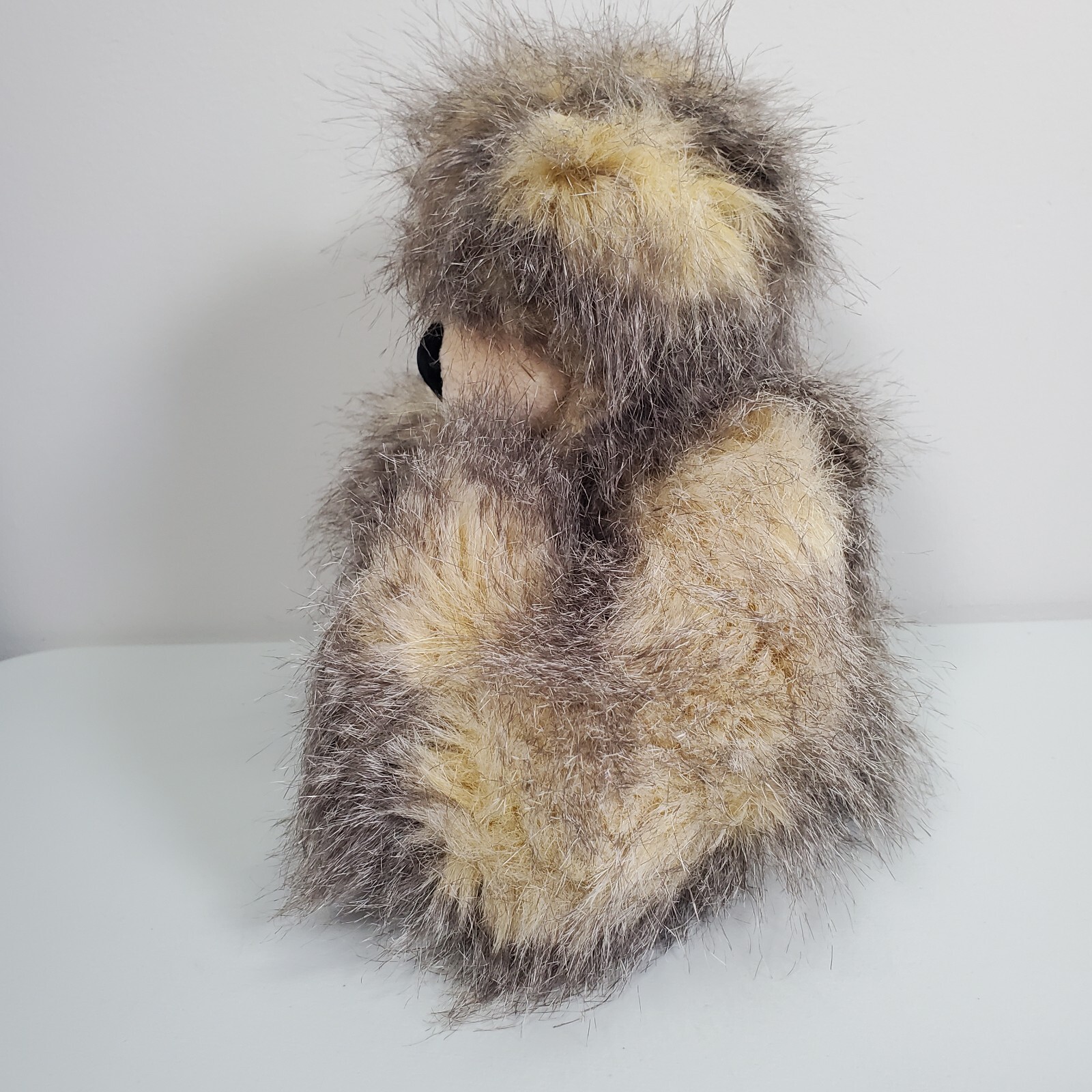 Russ Teddy Bear Plush Quill 10" Sitting Stuffed Animal Fluffy Bow Tie eBay