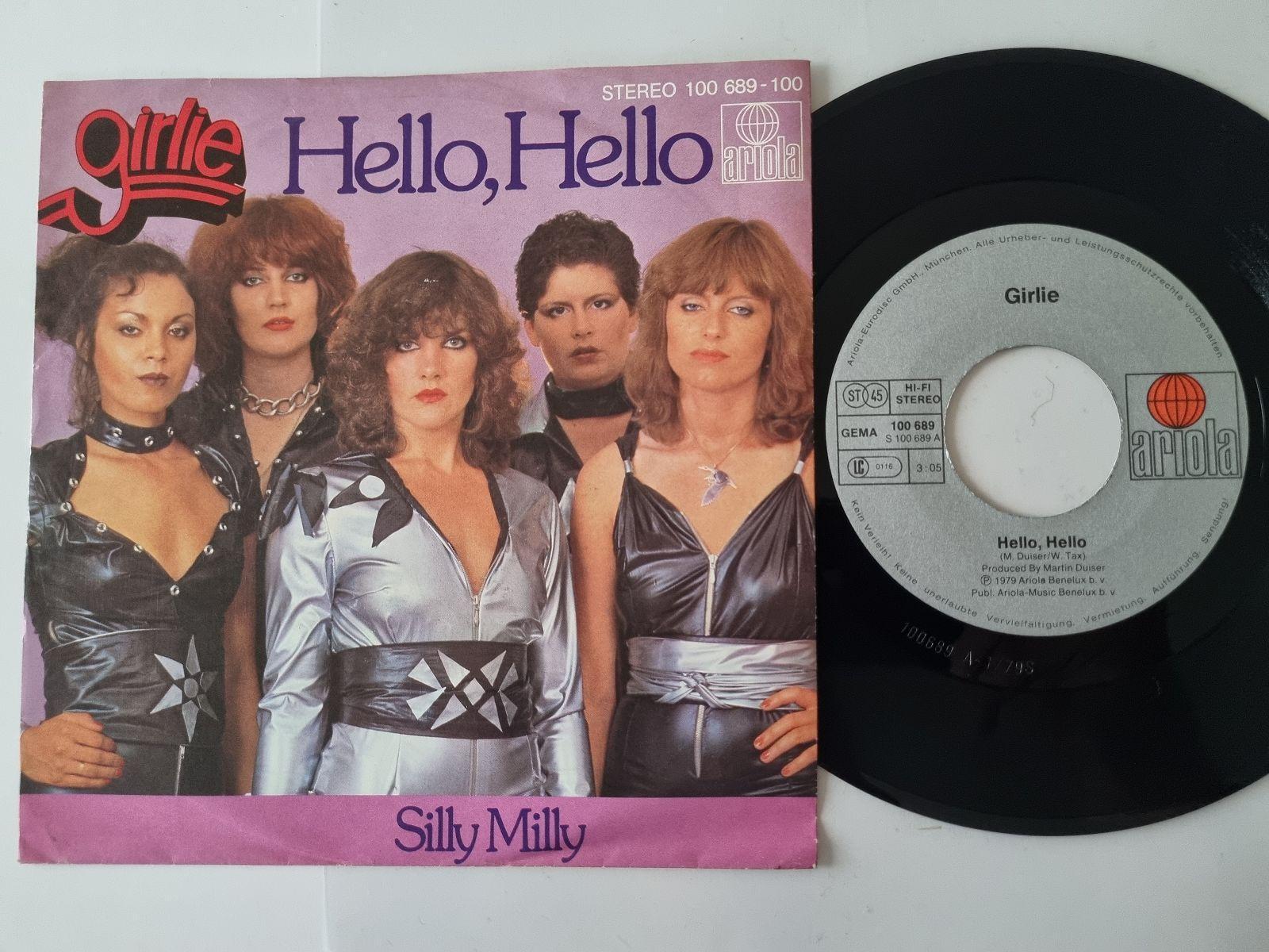 7"" Single Girlie - Hello, Hello Vinyl Germany