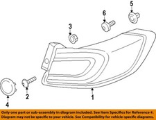 FORD OEM 15-23 Bronco Sport Tail Lamps-Tail Lamp Assy Retainer W717430S300