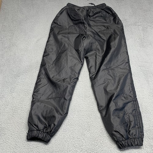 Hot Music Ski Pants Men L Black Snowboard Nylon Unisex Elastic Waist Lined 28x30 - Picture 9 of 12