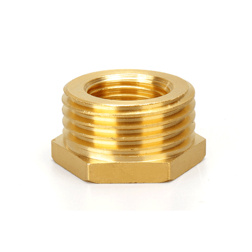 2PC Brass BSP Reducing Hexagon Bush Male to Female Adaptor Pipe Connetor - Picture 2 of 16