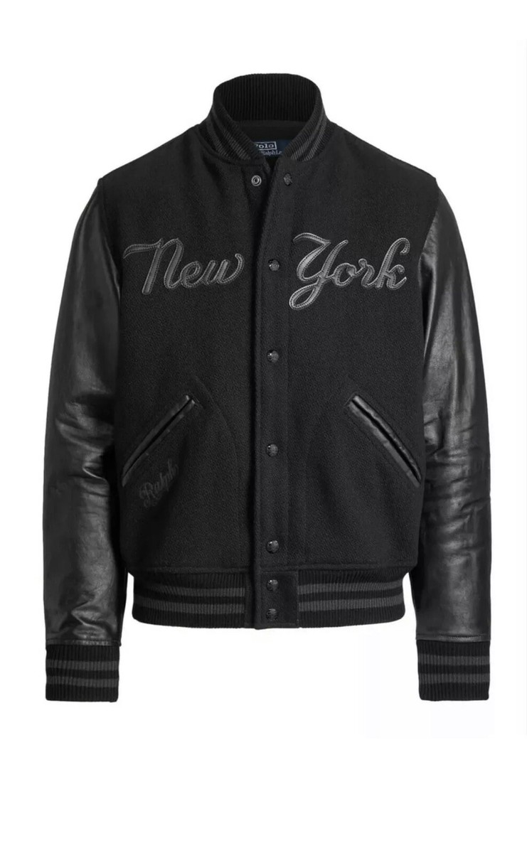NWT Polo Ralph Lauren NY Yankees MLB Black Ltd. Leather NWT Polo Ralph Lauren NY Yankees MLB Black Ltd. Leather